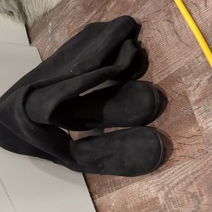 Black Tall Fashion boots size 8